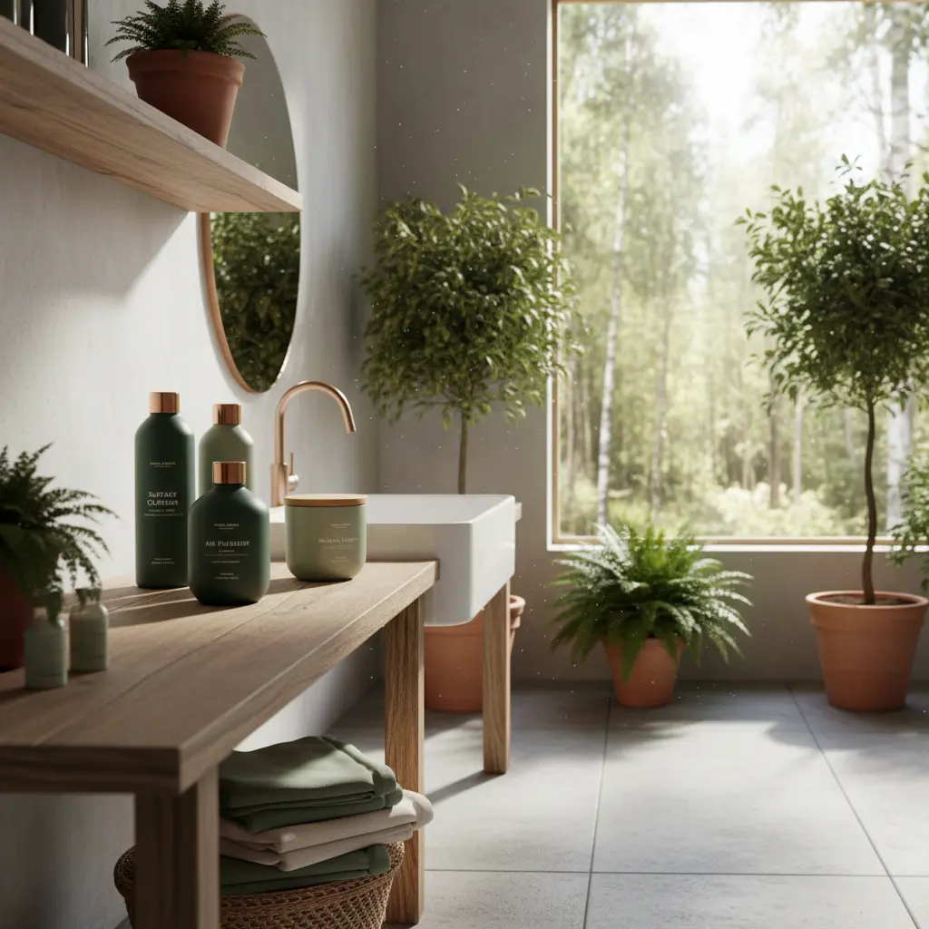 Sparkling clean office space